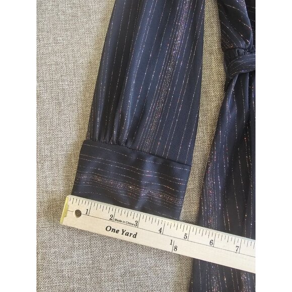 Alexa B Nites Sheer Sparkle Formal Maxi Dress Womens Size 18W - Picture 14 of 16